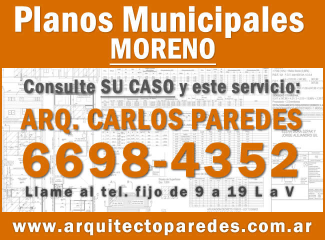 Planos Municipales Partido de Moreno.