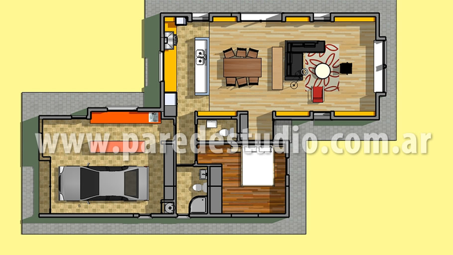 Obra vivienda en localidad 20 de Junio (La Matanza)