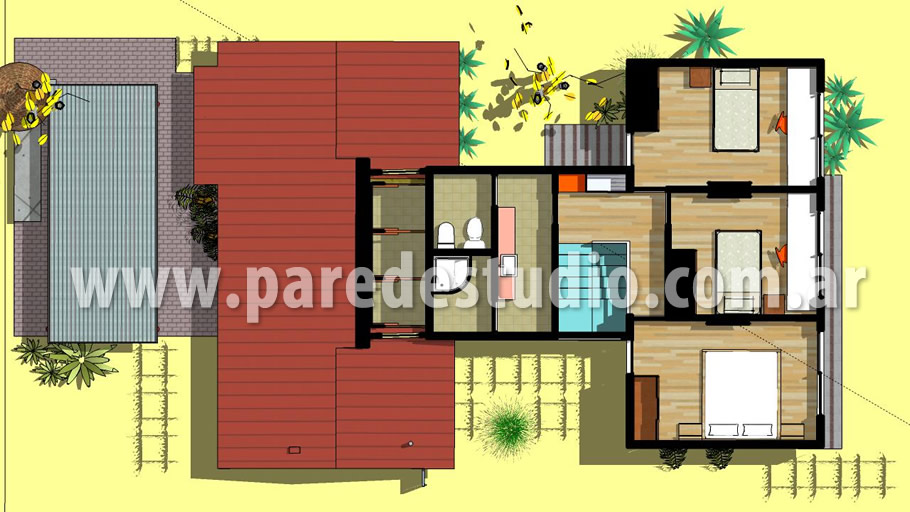 Plano Vivienda Francisco Álvarez, Moreno